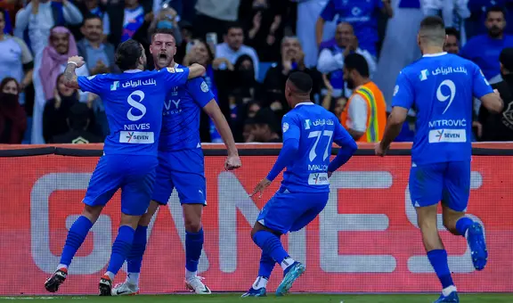 Al Hilal goleó 3-0 a Al Nassr de Cristiano Ronaldo y es el único líder de la Saudí Pro League