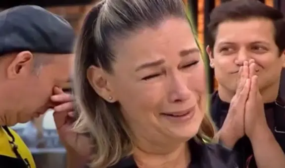 Mónica Zevallos rompe en llanto al recibir sorpresa de sus hijos en ‘El gran chef: famosos': “Hermosos”