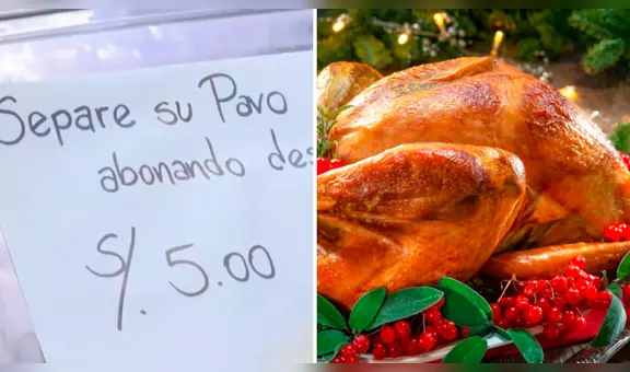 ¡Desde S/5! Conoce dónde separar tu pavo navideño para Navidad a un módico precio