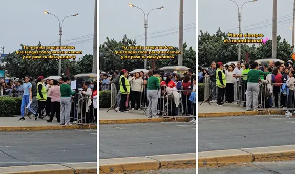 Madre de postulante a San Marcos conmueve con gesto en examen de admisión: "Qué linda mamita"