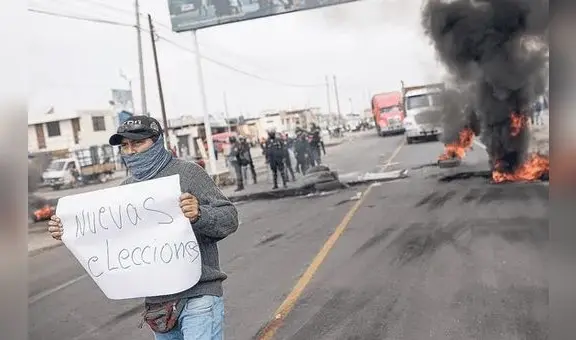 Virú se une a la marcha “Que se vayan todos” en La Libertad
