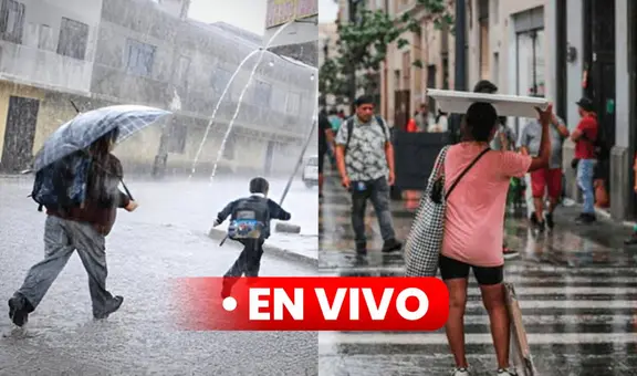 Lluvias en Perú EN VIVO: Senamhi pronosticó fuertes precipitaciones en 21 regiones