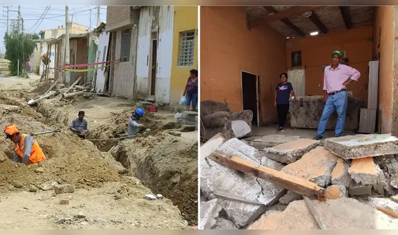 ¡Se salvó de milagro! Casa de adulta mayor se desploma mientras dormía en Chiclayo