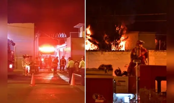 Un muerto y 3 heridos deja incendio en el Centro Juvenil Alfonso Ugarte de Arequipa