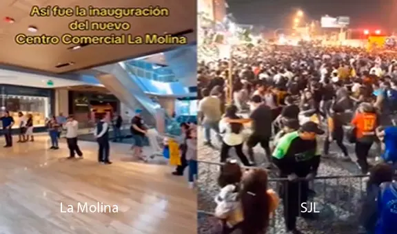 Mall de La Molina abre sus puertas y en redes lo comparan con el de San Juan de Lurigancho: “Falta emoción”