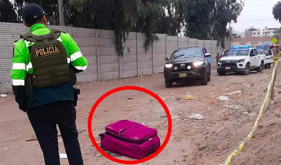 SJM: identifican a hombre hallado dentro de una maleta abandonada en un descampado