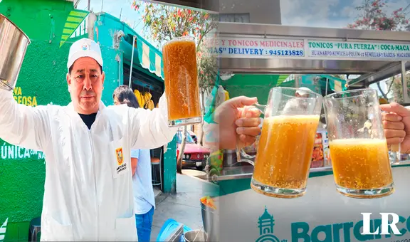 Emprendedor sorprende al vender el emoliente más grande del Perú y usuarios afirman: "Pesa una tonelada"