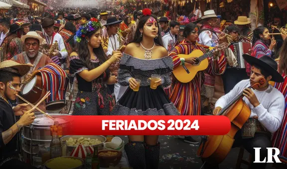 FERIADOS 2024 en el Perú: ¿qué días libres habrá el próximo año?