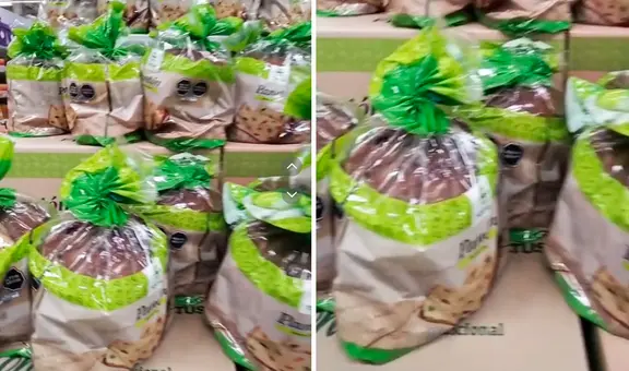 Joven va a TOTTUS y se sorprende al encontrar un panetón mordido: “Le hicieron control de calidad”