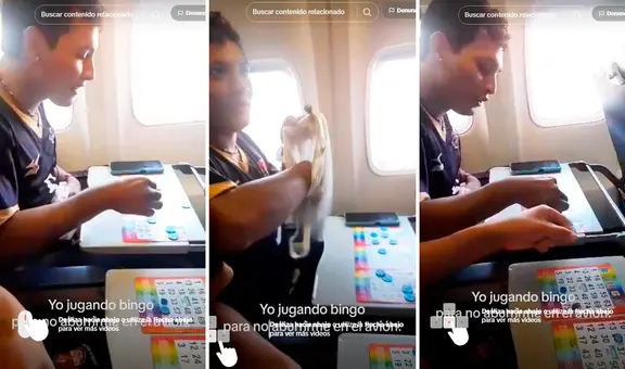 Pasajeros se ponen a jugar bingo en pleno vuelo a Iquitos para 'matar el tiempo'