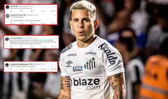 "Un equipo grande no cae": así reaccionaron hinchas del Santos FC tras descender a segunda división