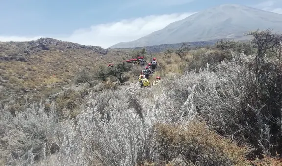 Logran controlar cuatro incendios forestales en la región Arequipa