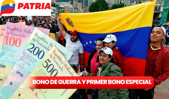 Bono de Guerra y Primer Bono Especial, diciembre 2023: ¿cuándo llegan a Patria y cómo COBRAR?
