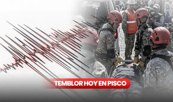Temblor de magnitud 5.8 remeció Pisco HOY, según IGP