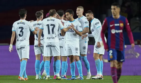 ¡Girona dio el golpe! Venció 4-2 al Barcelona y le quitó la punta al Real Madrid