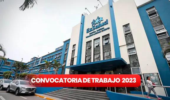 Trabaja en Lima, Arequipa y más: EsSalud abre convocatoria con sueldos de hasta S/7.572