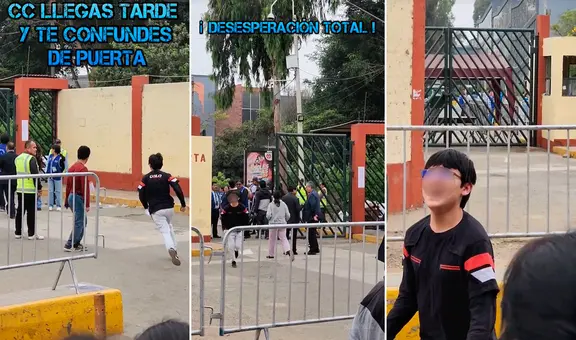 Postulante a San Marcos se equivoca de puerta de ingreso a minutos de iniciar examen: “Corre, Forrest”