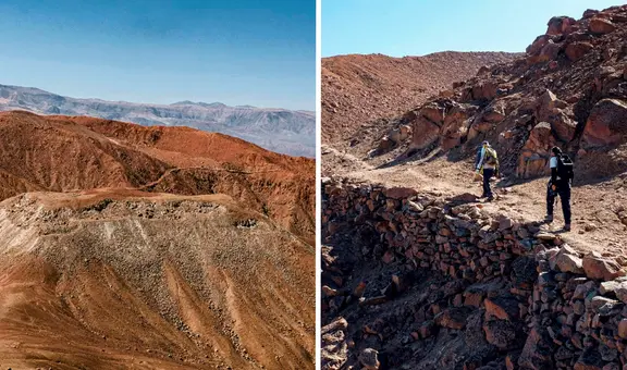 Descubren, por primera vez, canteras y caminos incas en cerros de Cañete que unirían Lima con Nazca