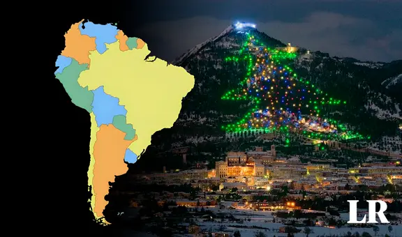 El árbol de Navidad más alto de Sudamérica y segundo del mundo: triplica al más grande del Perú