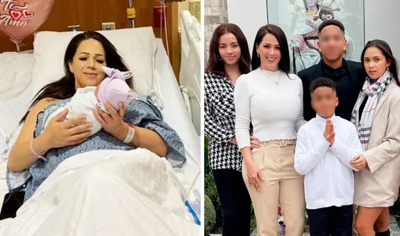 Hijos de Melissa Klug enternecen las redes por gesto con su hermana recién nacida