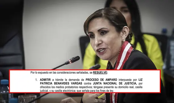 Patricia Benavides presentó dos nuevas demandas de amparo para volver a la Fiscalía