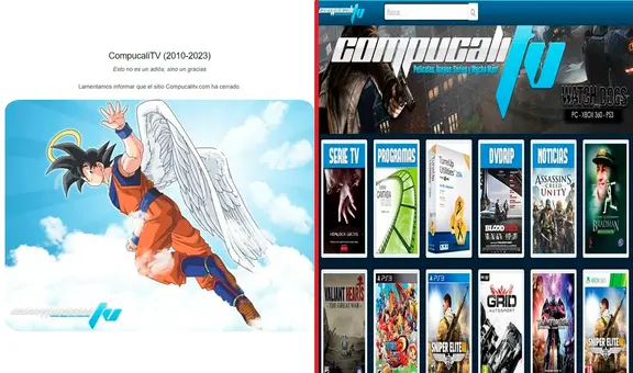 CompucaliTV cierra luego de 13 años: adiós a la web de juegos, softwares y películas piratas