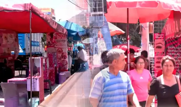Puestos de comida, ropa y hasta una peluquería: ambulantes invaden concurrida zona de SJL