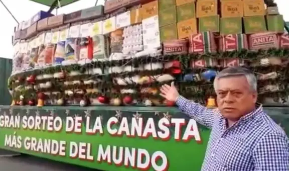 Así puedes participar en el sorteo de la canasta más grande del Perú