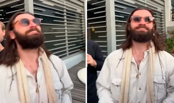 Hombre parecido a Jesús sale de fiesta y usuarios reaccionan: “Adelantó su cumpleaños”