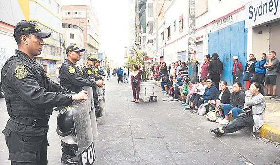 Gamarra: envían a casi 500 policías para recuperar espacios públicos