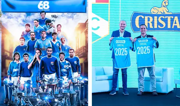 Sporting Cristal celebró sus 68 años con un histórico cambio en su camiseta titular