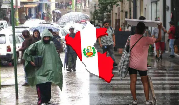 Senamhi advierte fuertes lluvias en 12 regiones, del 15 al 17 de diciembre: ¿cuáles son?