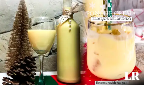 ¿Cómo preparar ponche crema con flan? Receta fácil para sorprender en NAVIDAD