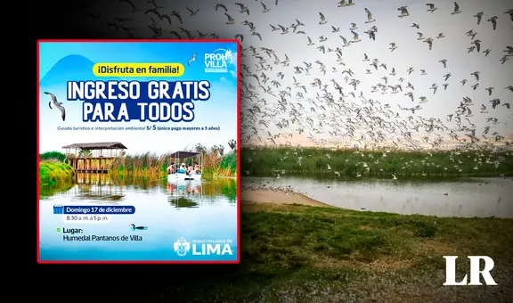 Entradas gratis a Pantanos de Villa: ¿dónde queda y cómo hacer visitas guiadas este 17 de diciembre?