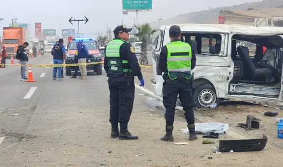 Lurín: 4 muertos y 15 heridos dejó accidente vehícular en la Panamericana Sur