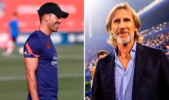 Diego Simeone sorprende al reunirse con Ricardo Gareca y le deja emotivo mensaje