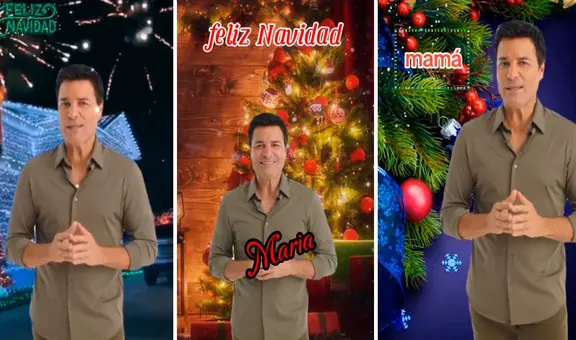 ¿Cómo crear un video de Chayanne deseando Feliz Navidad a tu mamá, tía o cualquier otra persona?