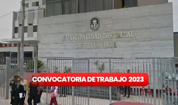 Municipalidad de Bellavista abre convocatoria de empleo y ofrece pagos de hasta S/2.500