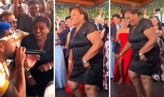Doña 'Peta', mamá de Paolo, causa revuelo por su baile salsero y usuarios reaccionan: "Mis respetos"