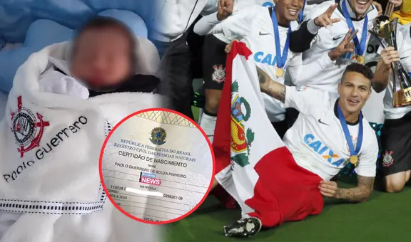 Hincha de Corinthians prometió llamar Paolo Guerrero a su hijo ¡y  ya lo cumplió!
