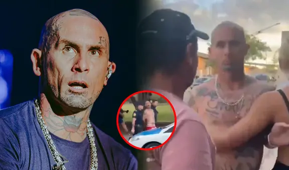 Emanuel Noir, cantante de Ke Personajes, fue detenido tras protagonizar pelea callejera