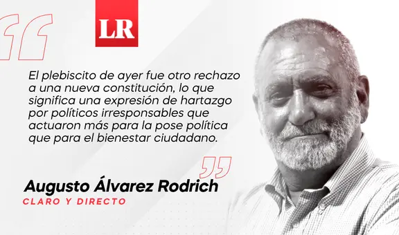Chile: ¿un fracaso más, no importa?, por Augusto Álvarez Rodrich