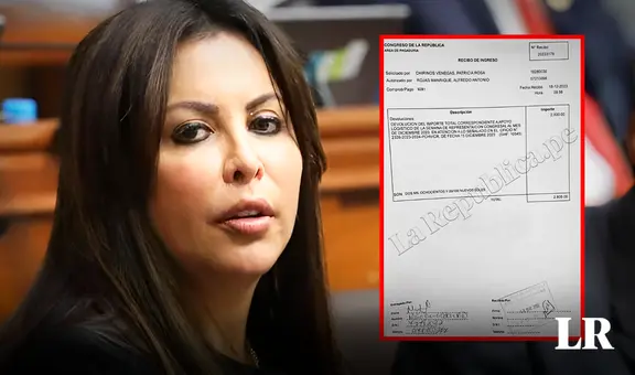 Patricia Chirinos devuelve bono de semana de representación tras descubrirse su viaje a España