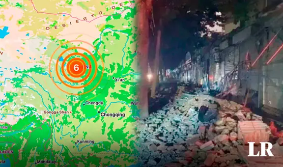 Temblor de 6,2 sacudió China: reportan al menos 111 personas muertas y más de 200 heridos