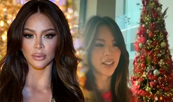 Sheyla Rojas muestra la LUJOSA decoración navideña de su mansión en México: "El árbol mide 5 metros"