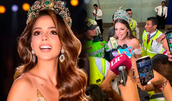 ¡La reina volvió a casa! Luciana Fuster llegó a Perú en medio de ovaciones y aplausos