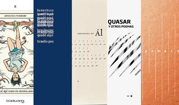 Cinco poemarios publicados este año