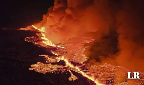 Erupción volcánica en Islandia EN VIVO: declaran estado de emergencia por lava cerca de Grindavik