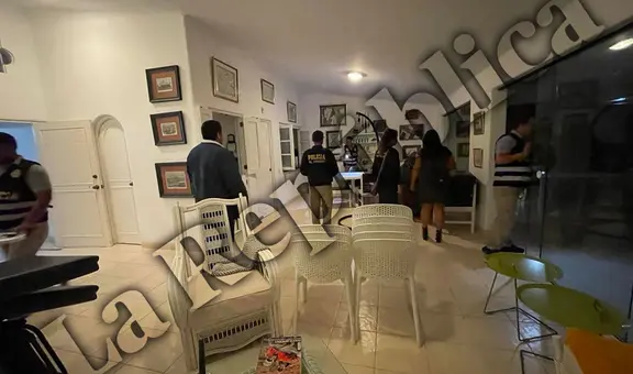 Así fue el allanamiento a la casa de Garrido Lecca por integrar presunta red criminal de Benavides