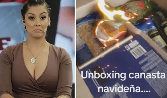 Trabajadora de Karla Tarazona muestra canasta que le dio por Navidad y se vuelve viral, ¿qué contenía?